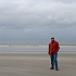 Borkum 2013 22 : 01 Nordsee, 02 Borkum, Gewässer, Horizont, Ines, Landschaft, Meer, Person, Strand